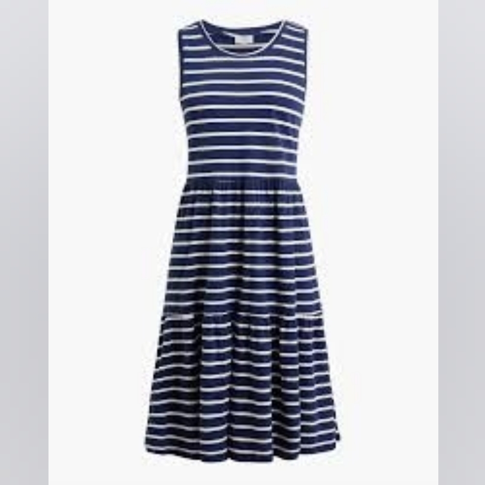 J. Crew The Classic Sleeveless knit tiered mini dress*Sale